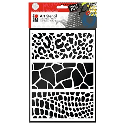 Afbeelding van Marabu 028500001 sjabloon A4, dierenprint, combinatie