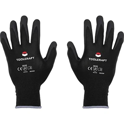 Afbeelding van TOOLCRAFT TO 5621481 Werkhandschoen Polyamide, Nitril Maat (handschoen): 7 EN 388 Cat II 1 paar