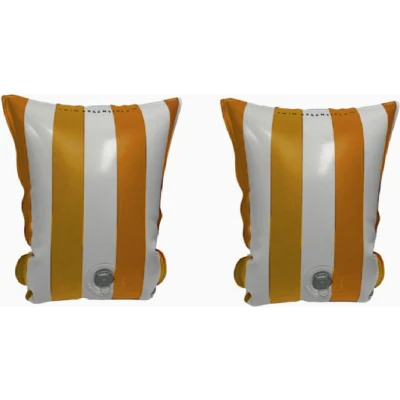 Afbeelding van Swim Essentials Zwembandjes Geel Wit Gestreept 0 2 jaar