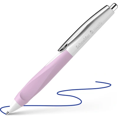 Afbeelding van Schneider balpen Haptify M wit lavendel S 135328