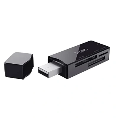 Afbeelding van Trust Nanga USB 2.0 Kaartlezer Micro SD Card M2 MS Compact