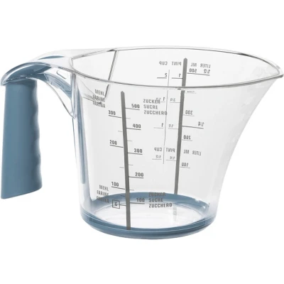 Afbeelding van Rotho Loft Maatbeker 0,6L Horizon Blauwwit