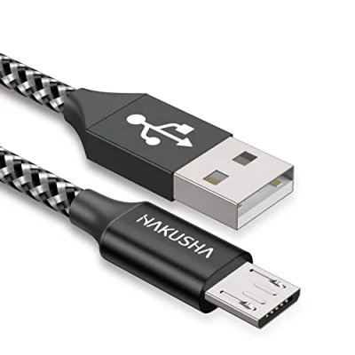 Afbeelding van micro USB kabel [0,5 M] nylon snellaadkabel voor mobiele telefoon Samsung Galaxy S7/S6/J7/Note 5, Xiaomi, Huawei, Wiko, Motorola, Nokia, Kindle