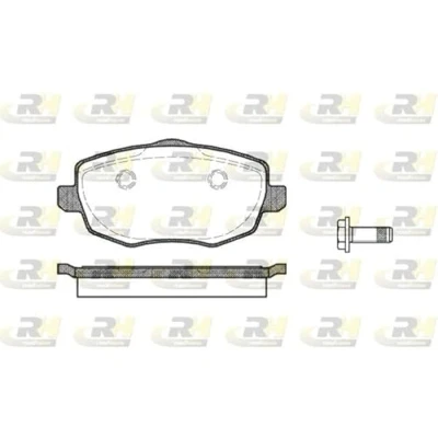 Afbeelding van ROADHOUSE 21099.00 Remblokkenset Vooras Met schroeven, kleeffolie toebehoren