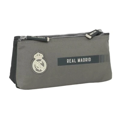 Afbeelding van Reistasje Real Madrid C.F. Grijs Sportief 22 x 10 8 cm