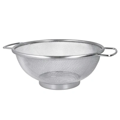 Afbeelding van Metaltex Staande zeef Diameter 26cm Roestvrijstaal Met grepen