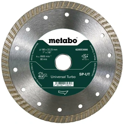 Afbeelding van Metabo 628553000 Diamanten doorslijpschijf Diameter 180 mm Boordiameter 22.23 Beton 1 stuk(s)