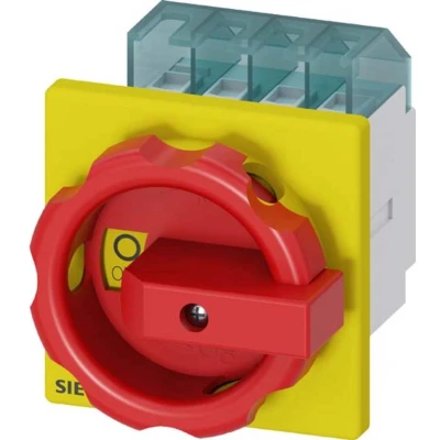 Afbeelding van Siemens 3LD20031TL53 Belastbare scheidingsschakelaar Rood, Geel 4 polig 6 mm² 16 A 690 V/AC