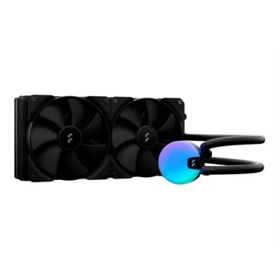 Image de Fractal Design Lumen S28 Système de refroidissement liquide processeur (pour : LGA1156, AM2, AM2+, LGA1366, AM3, LGA1155, AM3+, LGA2011, FM1, FM2, LGA1150, FM2+, LGA2011 3, LGA1151, AM4, LGA2066, LGA1200, LGA1700, AM5) cuivre 140 mm