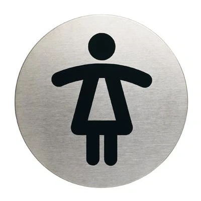 Image de Durable Plaque De Signalisation Metal &quot;toilettes Dames&quot;