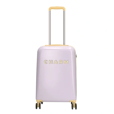 Afbeelding van Charm London Capetown Handbagage Koffer 55 cm 42 Liter TSA Slot Lila