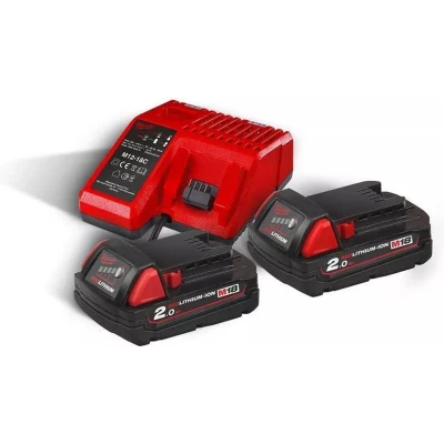 Afbeelding van Milwaukee Accu Li Ion M18 NRG 202 (2 X 18 V / 2,0 Ah Red