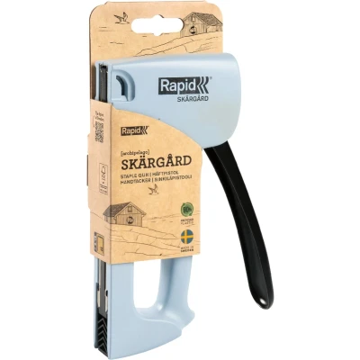 Afbeelding van Rapid Handtacker R13 Gerecycled Kunststof Lichtgewicht Milieuvriendelijk Lichtblauw