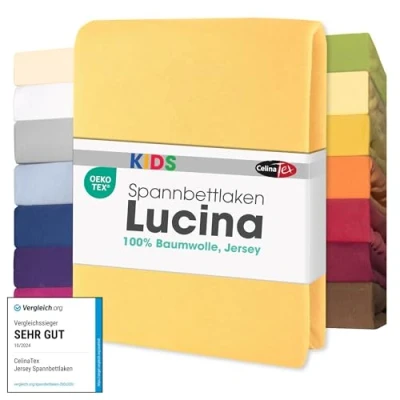 Afbeelding van CelinaTex Lucina Minis Hoeslaken voor baby&#039;s, beddengoed van jersey, katoen, meerdere verschillende kleuren of hoeslakens kindermatrassen, 60 x 120 70 140 cm