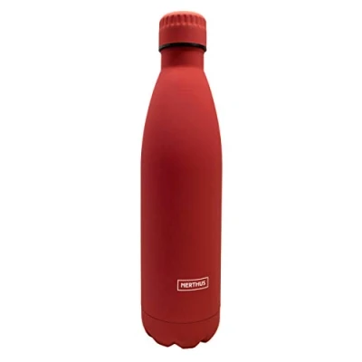 Afbeelding van Nerthus Drinkfles Vacuüm 750ml Rood (warm En Koud)