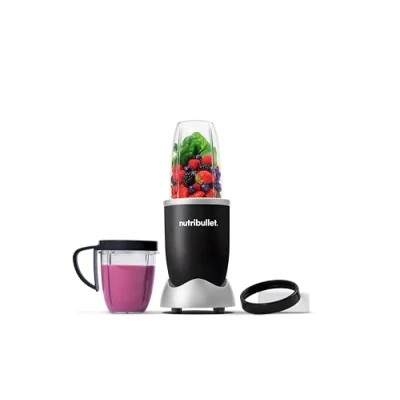 Image de nutribullet Original 600, Blender Électrique, Hachoir, pour Smoothie, Hachoir Multifonction, Puissance 600 Watts, tasses de 700ml et 500ml, noir, NB606B