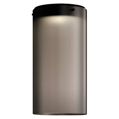 Afbeelding van Kundalini Giass LED plafondlamp, Ø 25 cm, grijs