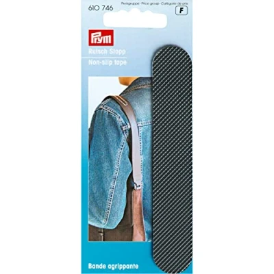 Afbeelding van Prym Zwart 610746, antislip, polyester, 11,5 x 2 cm, 1 stuk