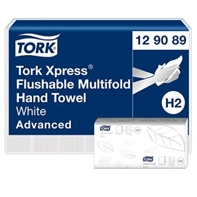 Afbeelding van TORK 129089 Xpress® Papieren handdoeken (l x b) 24 cm 21.3 Wit 21 stuk(s)