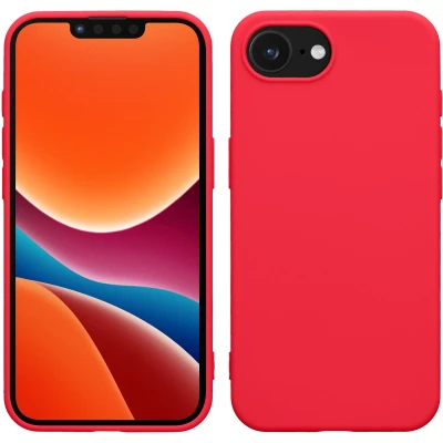 Afbeelding van kwmobile telefoonhoesje geschikt voor Apple iPhone 16e Hoesje smartphone Back cover in neon roze