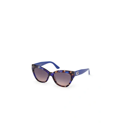 Afbeelding van Guess Zonnebril, Dames, Maat: 55, Blue brown