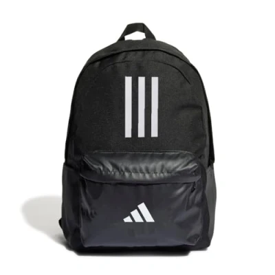 Image de adidas Mixte CLASSIC THREE STRIPES BACKPACK BACK TO SCHOOL, Black/White, One Size