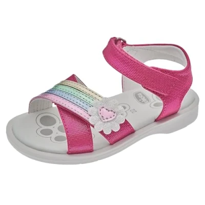 Afbeelding van Chicco Sandaal met dubbele klittenbandsluiting, fuchsia, meisjes, design in Italië, Fuchsia (4)