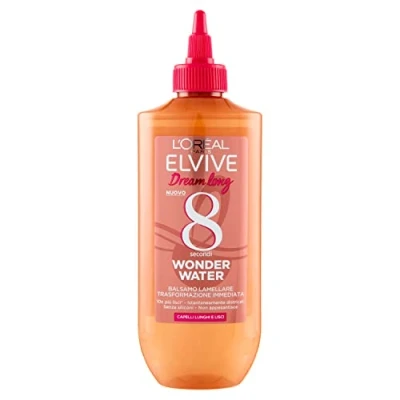 Afbeelding van L&#039;Oreal Paris Elvive vloeibare balsem met lamellaire technologie, behandeling voor lang en beschadigd haar, zijdeeffect, Wonder Water, 200 ml