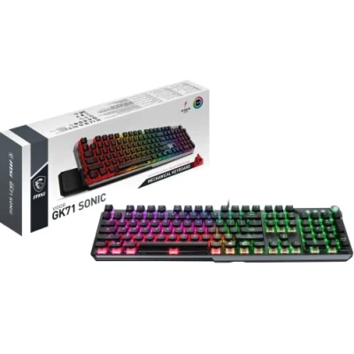 Image de MSI Vigor GK71 Sonic Clavier backlit USB US commutateur : Red