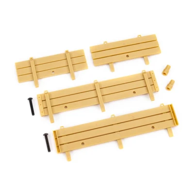 Afbeelding van Stake sides, utility trailer (complete set)/ spare tire mount (2)/ 3x18mm BCS (2)