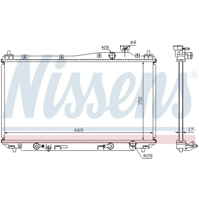 Afbeelding van Nissens Radiateur 68115