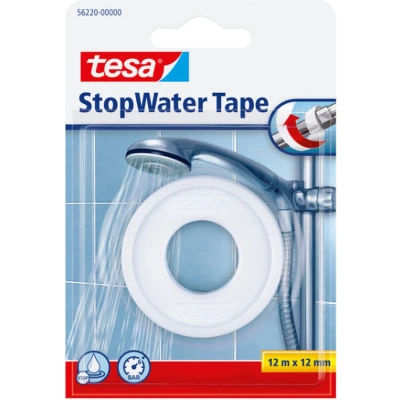 Afbeelding van Reparatietape Tesa 56220 stopwater 12mmx12m wit