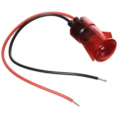 Afbeelding van LED knipperlicht rood 12/24V