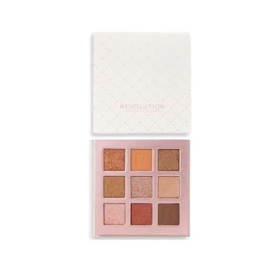 Afbeelding van Makeup Revolution Soft Glamour Mini Eyeshadow Palette Dream Glow Oogschaduw Feestdagen Kerst