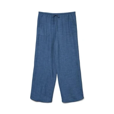 Afbeelding van Vero Moda MIT Vmmelaney HOHE Taille Broek, Dames, Maat: XS, Dark denim