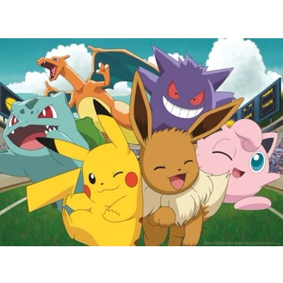 Afbeelding van Ravensburger 12000441 Pokémon puzzel in het stadion 500 stukjes voor volwassenen en kinderen vanaf 12 jaar