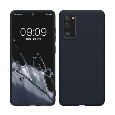 Afbeelding van kwmobile telefoonhoesje geschikt voor Samsung Galaxy S20 FE Hoesje smartphone Back cover in donkerblauw