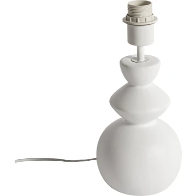 Afbeelding van QAZQA Design tafellamp wit keramiek 15 cm zonder kap Alisia