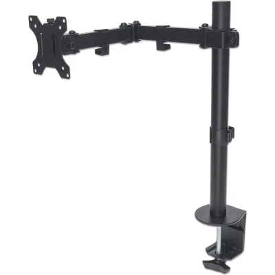 Afbeelding van Manhattan 461542 Monitor tafelbeugel 1 voudig 33,0 cm (13) 81,3 (32) Zwart In hoogte verstelbaar, Kantelbaar, Zwenkbaar