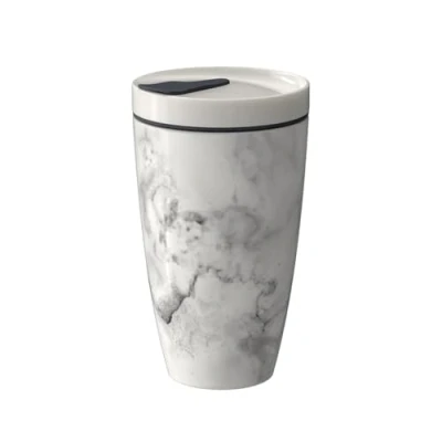 Afbeelding van Villeroy &amp; Boch Marmory To Go Beker 35 Cl Gebroken Wit