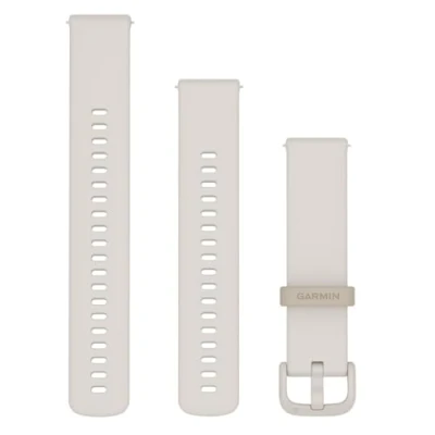 Afbeelding van Garmin Quick release Horlogeband Siliconen 20 mm Yvory Geschikt voor Vivoactive 5