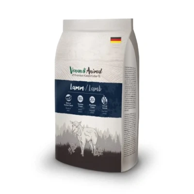 Afbeelding van 1,5kg Venandi Animal Lam Kattenvoer droog