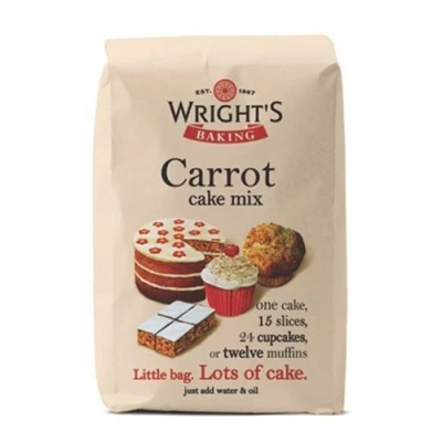 Afbeelding van Wright&#039;s Carrot Cakemix 500g