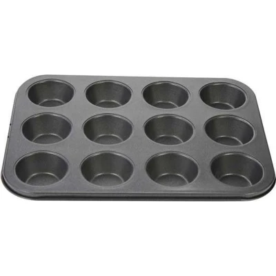 Afbeelding van Cosy &amp; Trendy Mini Muffinvorm Zwart 12 Muffins