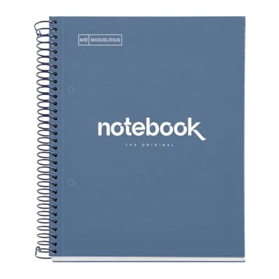 Afbeelding van Miquelrius Notitieboek, spiraalbinding, 1 emoties, gevoerde omslag DIN A5, microgeperforeerd, 80 vellen, 90 g/m², 5 mm