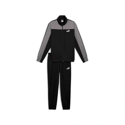 Afbeelding van Puma Colorblock Tracksuit SET Trainingspak, Heren, Maat: Small, Black