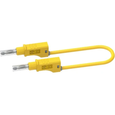 Afbeelding van Electro PJP 2217/600V CD1 50J Meetsnoer Bananenstekker 0.50 m Geel 1 stuk(s)