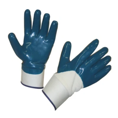 Afbeelding van Handschoen blauw NBR met kap Keron