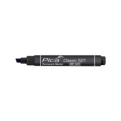 Afbeelding van Pica 521/46 Permanent Marker Beitel Zwart 2 6mm