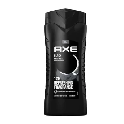Afbeelding van 12x Axe 3 in 1 Douchegel XL Black 400 ml